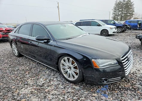 2014 Audi A8 L Quattro z USA, uszkodzony, nr VIN WAUR2AFD7EN007777